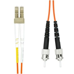 "ProXtend LC-ST UPC OM2 Duplex MM Fiber - High-Quality, Reliable Connectivity (FO-LCSTOM2D-0005)"